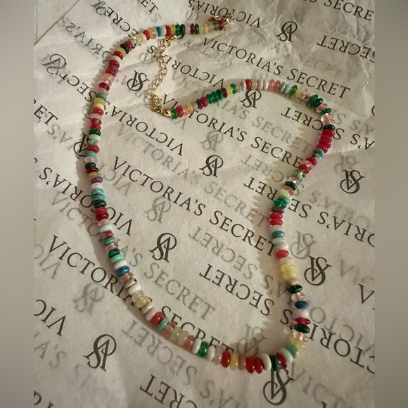 NEW Colorful Gemstone Natural Stone Beaded Adjustable Choker Necklace Gold - Picture 11 of 14